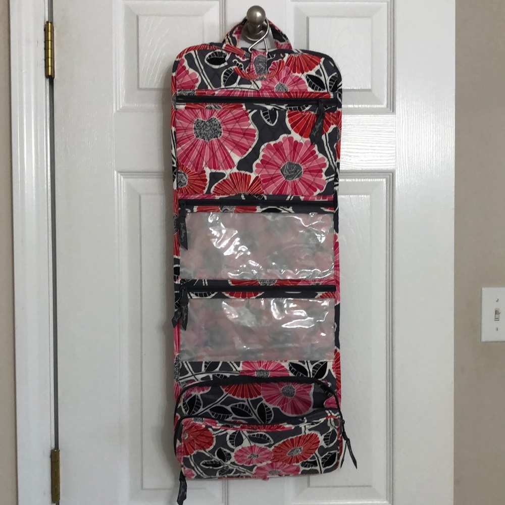 Vera Bradley Cherry Blossom Hanging Travel Organizer